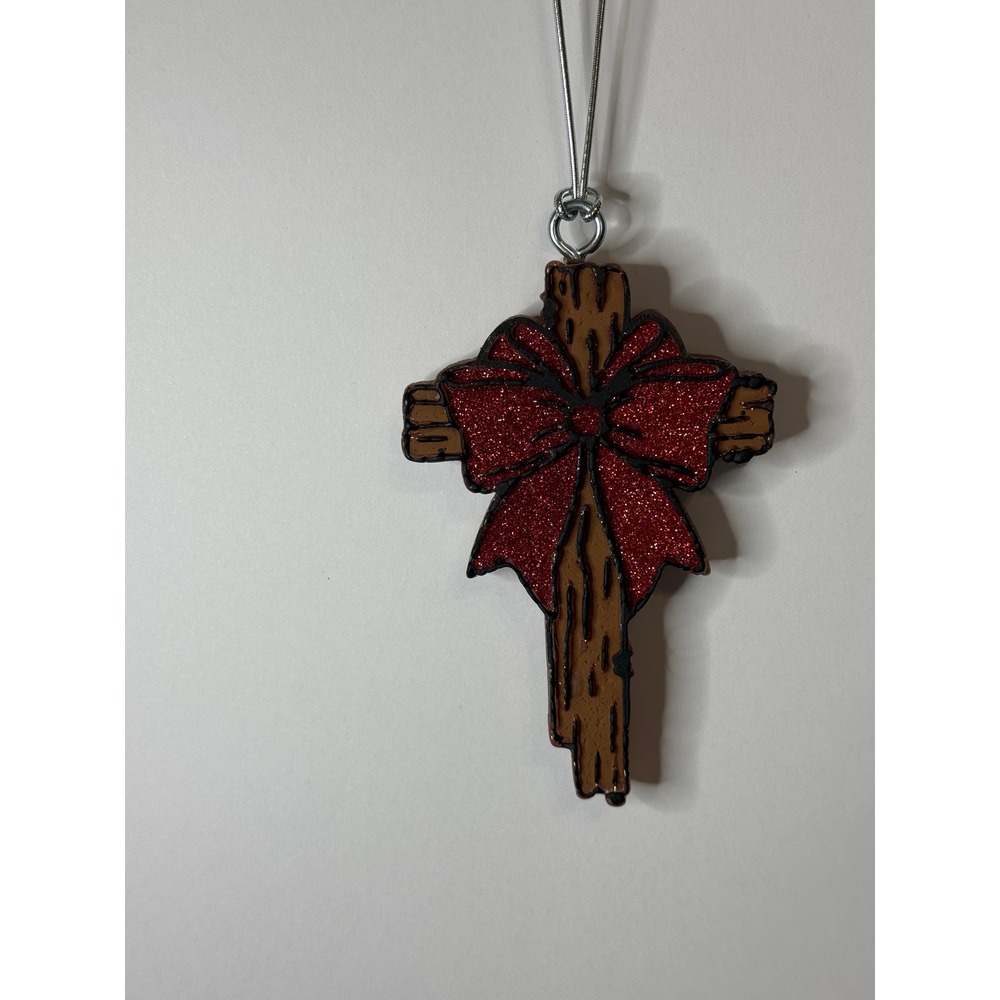 Cross With Bow Car Freshie Scent Aloha Kiwi Passion Fruit Car Air‎ Freshener